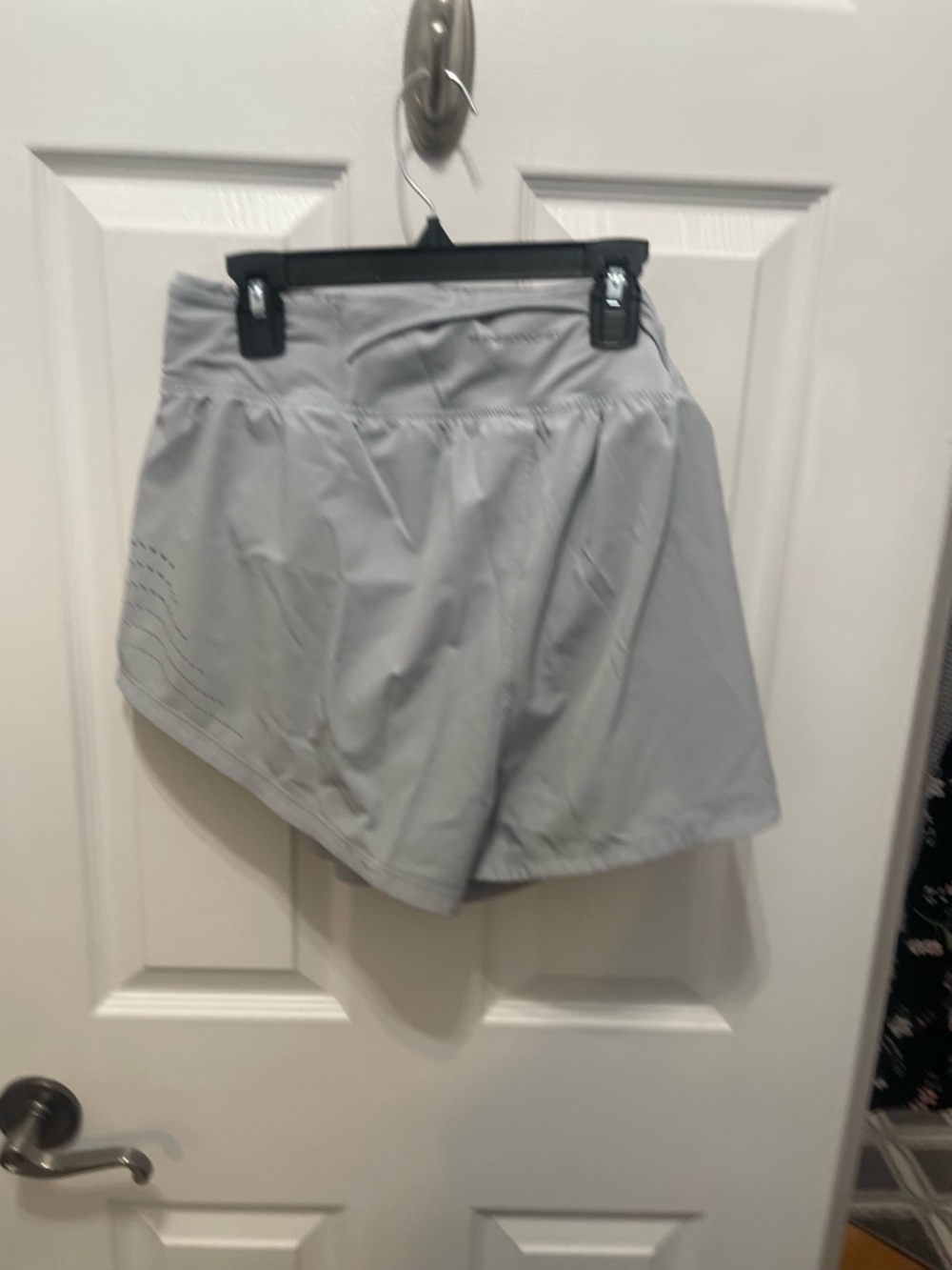 Under Armour Light Gray Women's Athletic Skort-Style Shorts